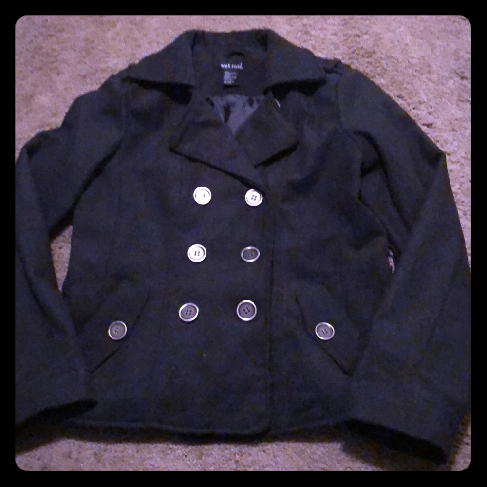 Women’s Wet Seal Pea Coat